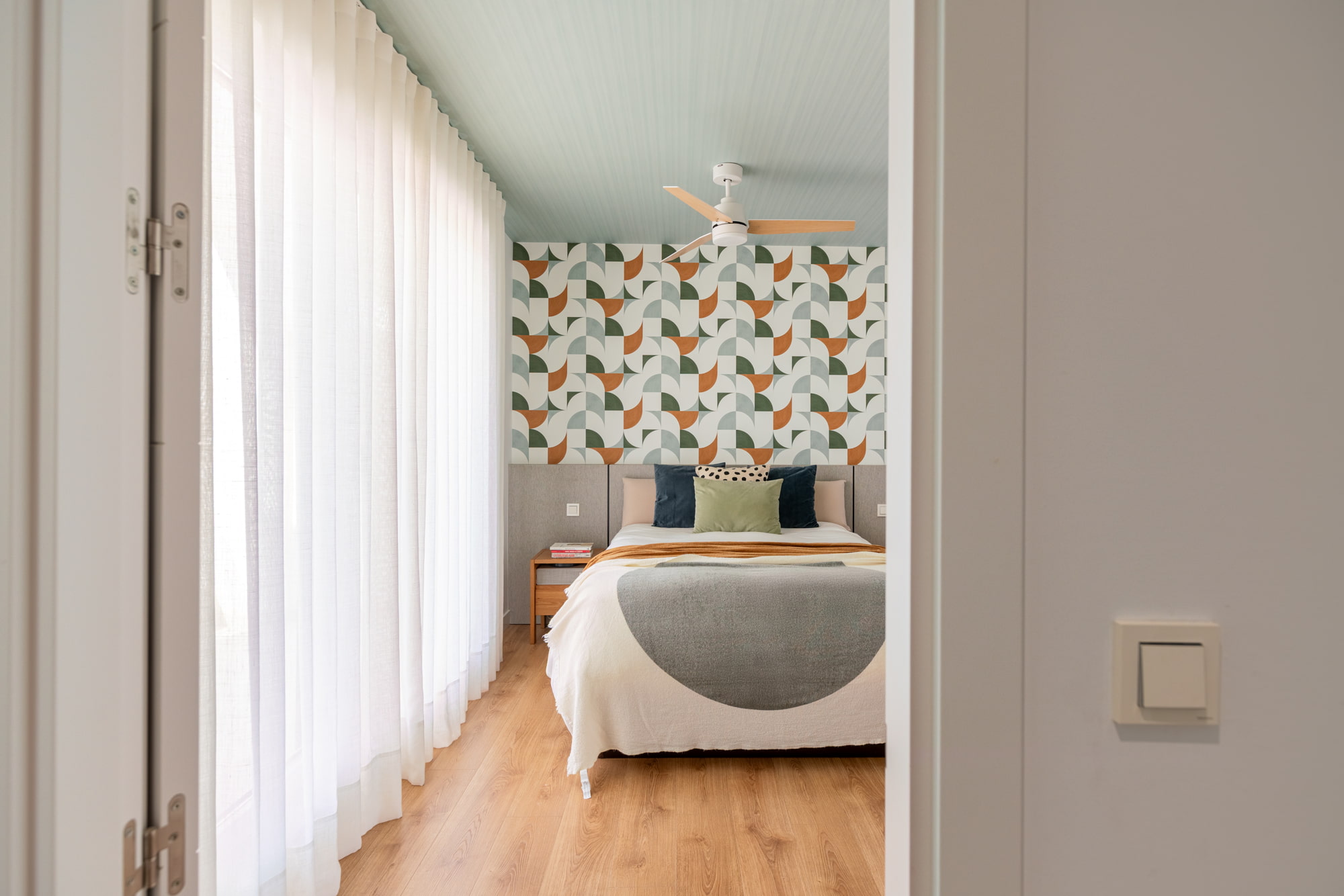 papel pintado dormitorios modernos